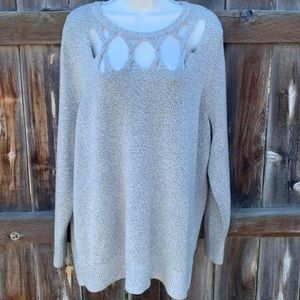 Torrid Sz 3 Grey Sweater